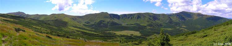 Панорама Чорногори